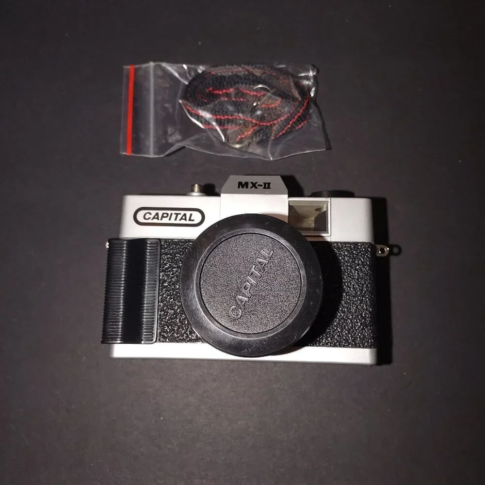 Capital MX-II 35mm Film Camera With 50mm f/6 Lens & Original Box-NEW